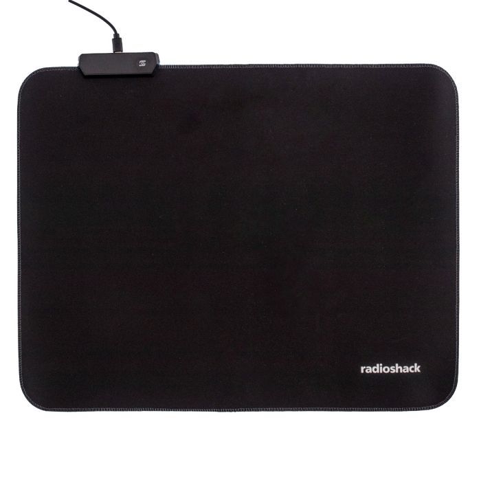 Mouse Pad RGB (45x35cm 17.71x13.77 in with RadioShack Logo, Black)