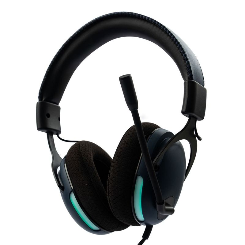 Gaming 3.5mm and USB-A Headphones with Microphone (Black &amp; Blue)