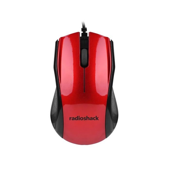 High-Definition Optical Mouse - Red &amp; Black