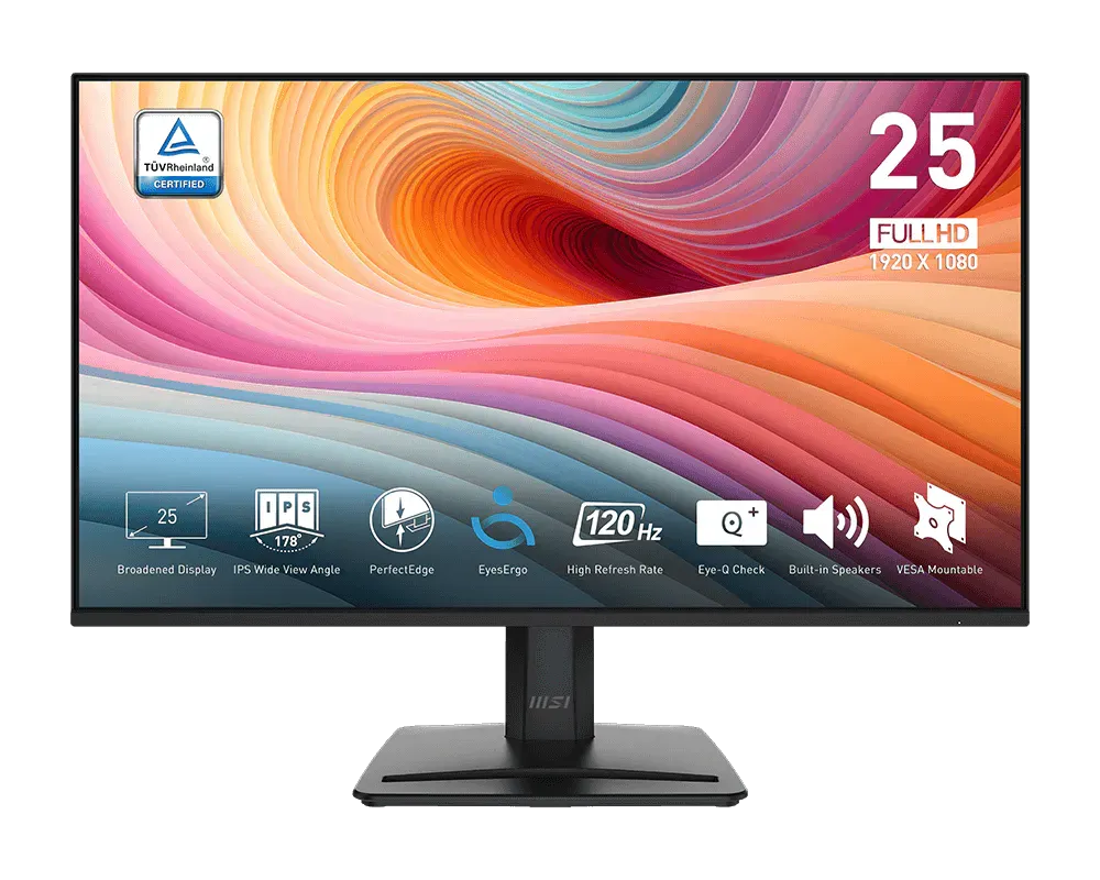 MSI PRO MP251 E2 24.5" 120Hz IPS Monitor