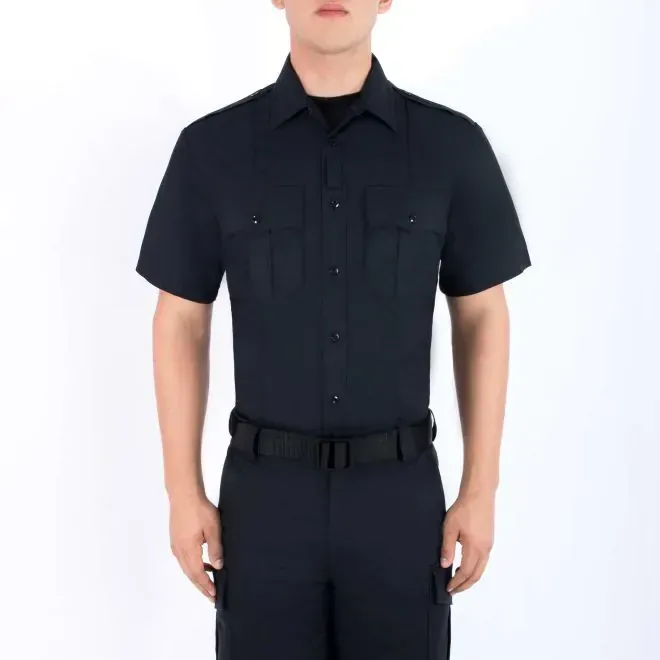 SHORT SLEEVE RAYON SUPERSHIRT® 2XL 18-18.5 REG - DARK NAVY