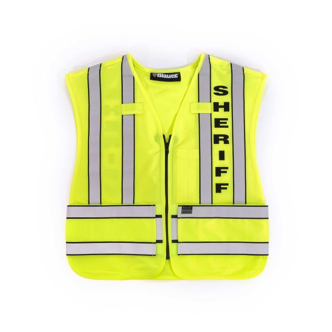 ZIP-FRONT BREAKAWAY SAFETY VEST - SHERIFF LOGO