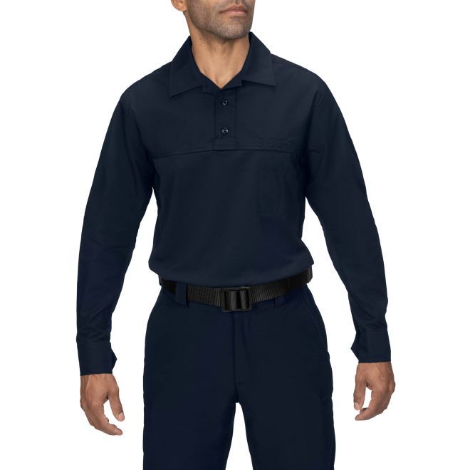 LONG SLEEVE TenX™ ArmorSkin® BASE SHIRT - DARK NAVY