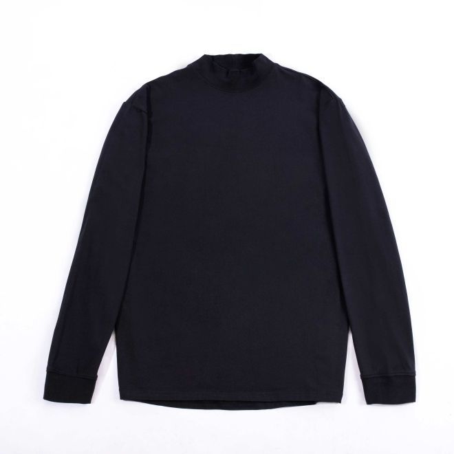 MOCK TURTLENECK - DARK NAVY