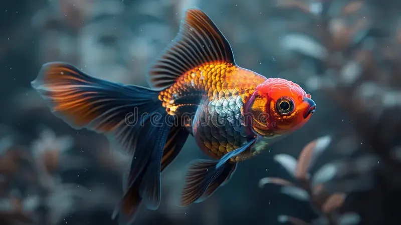Red &amp; Black Oranda 2&quot;+