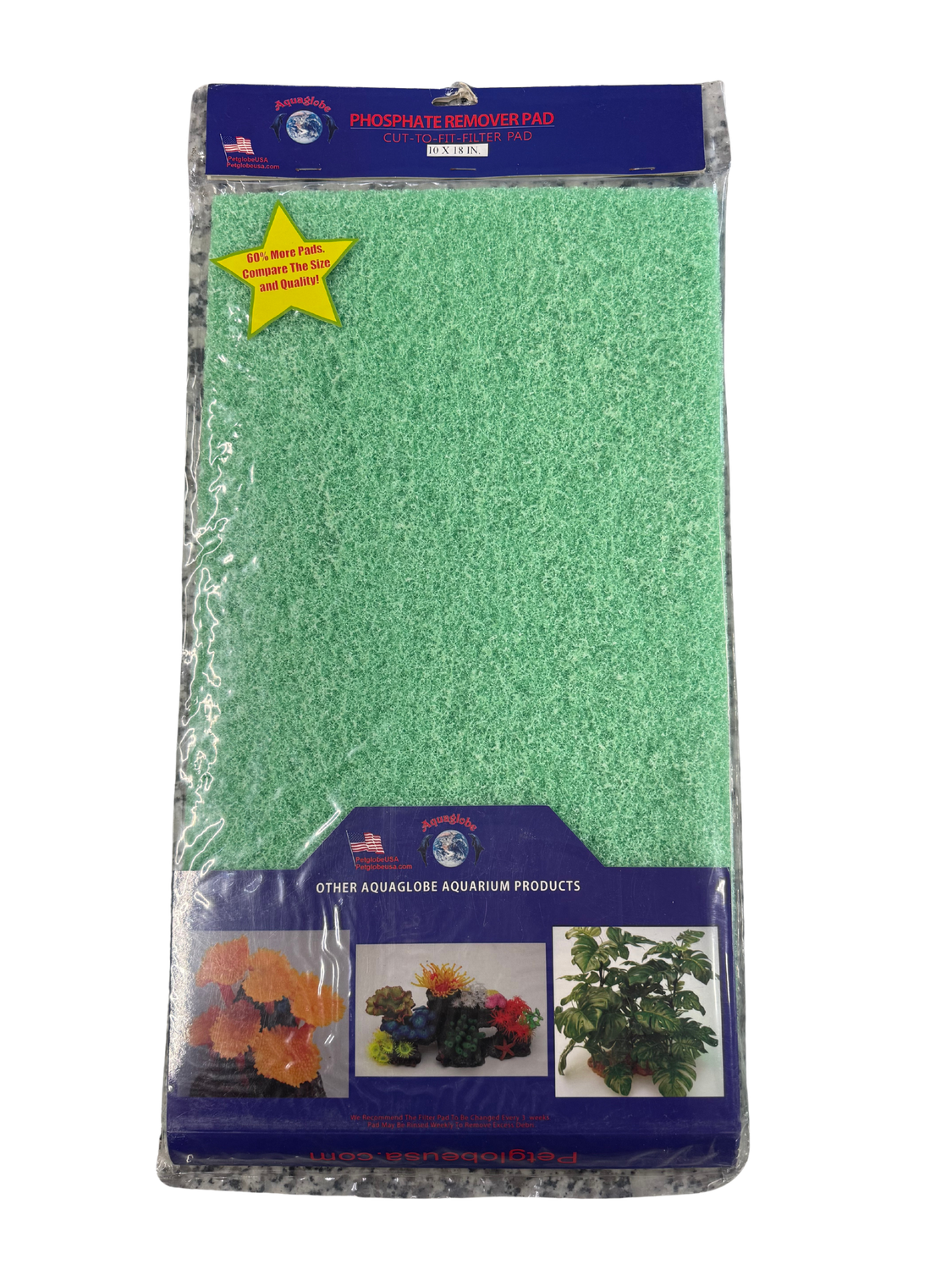 Aquaglobe PHOSPHATE REMOVER PAD
