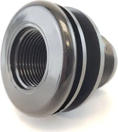 Lifegard Aquatics 1" FPT x Slip Bulkhead