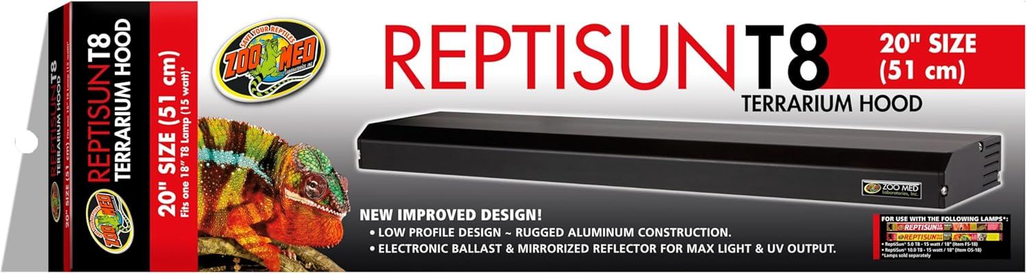 Zoo Med Reptisun T8 Hood 20&quot;