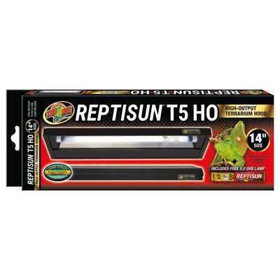 Zoo Med Reptisun T5 HO Hood with 5.0 UVB 14&quot;