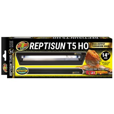 Zoo Med Reptisun T5 HO Hood with 10.0 UVB 14&quot;