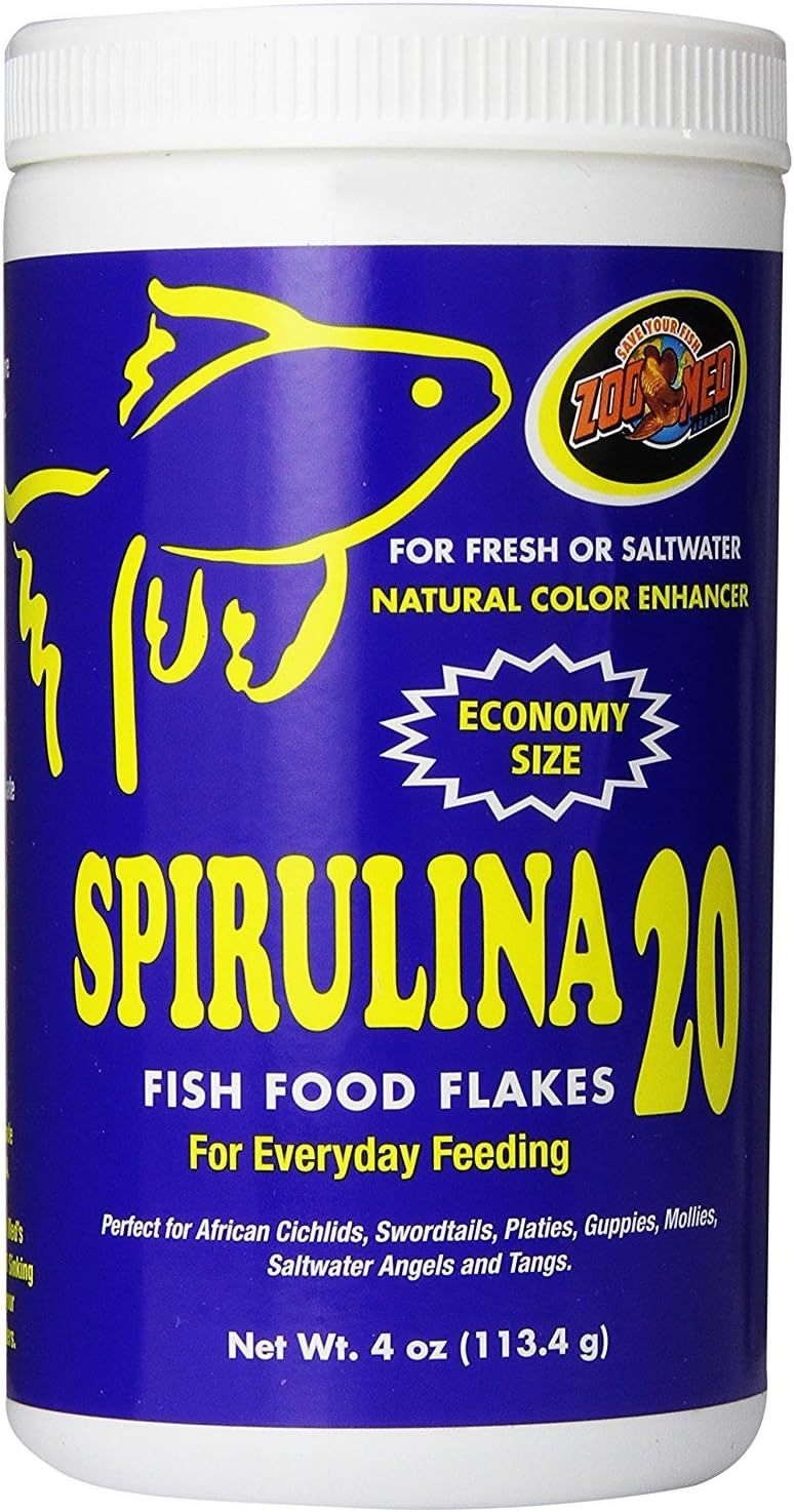 Zoo Med Spirulina 20 Flakes 4 OZ