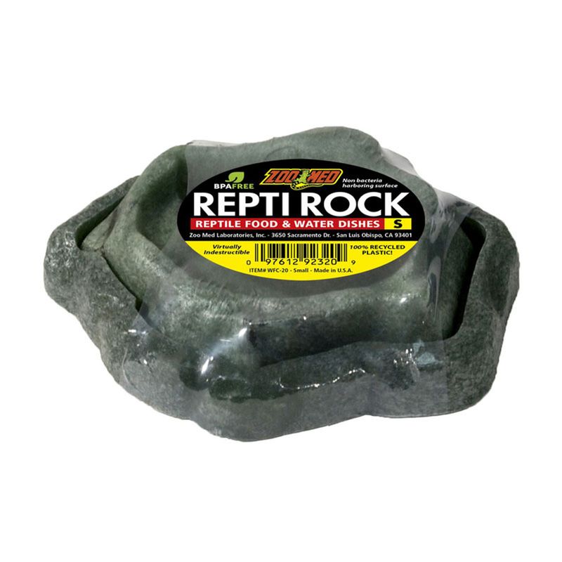 Zoo Med Repti Rock Food &amp; Water Dishes Small