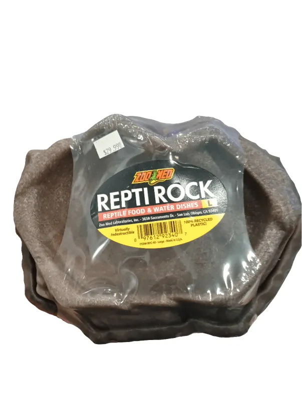 Zoo Med Repti Rock Food &amp; Water Dishes, Large