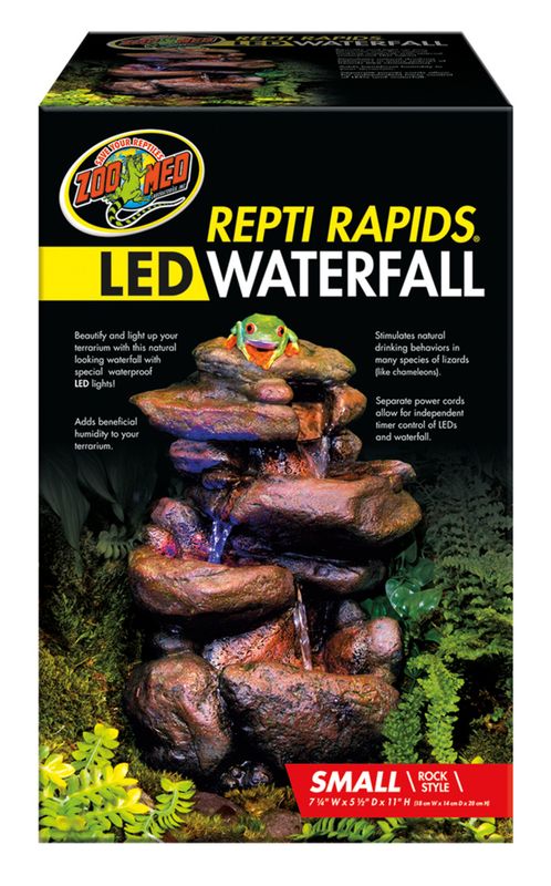 Zoo Med Repti Rapids LED Waterfall, Small