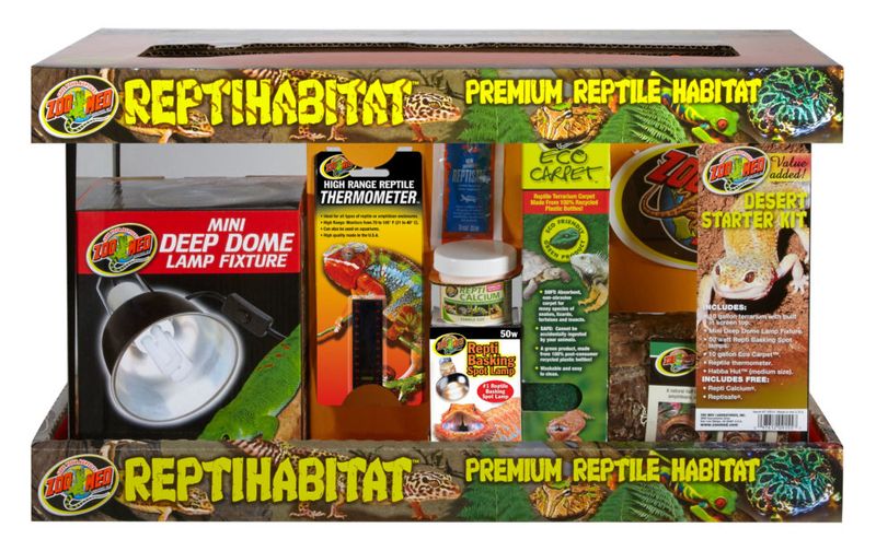 Zoo Med ReptiHabitat Desert Starter Kit 10 Gallon