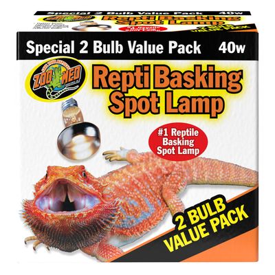 Zoo Med Repti Basking Spot Lamp 40W, 2 PK