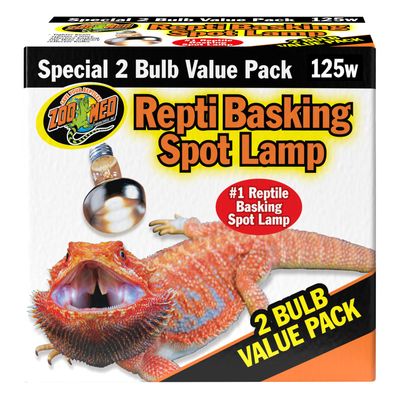 Zoo Med Repti Basking Spot Lamp 125 W, 2 PK