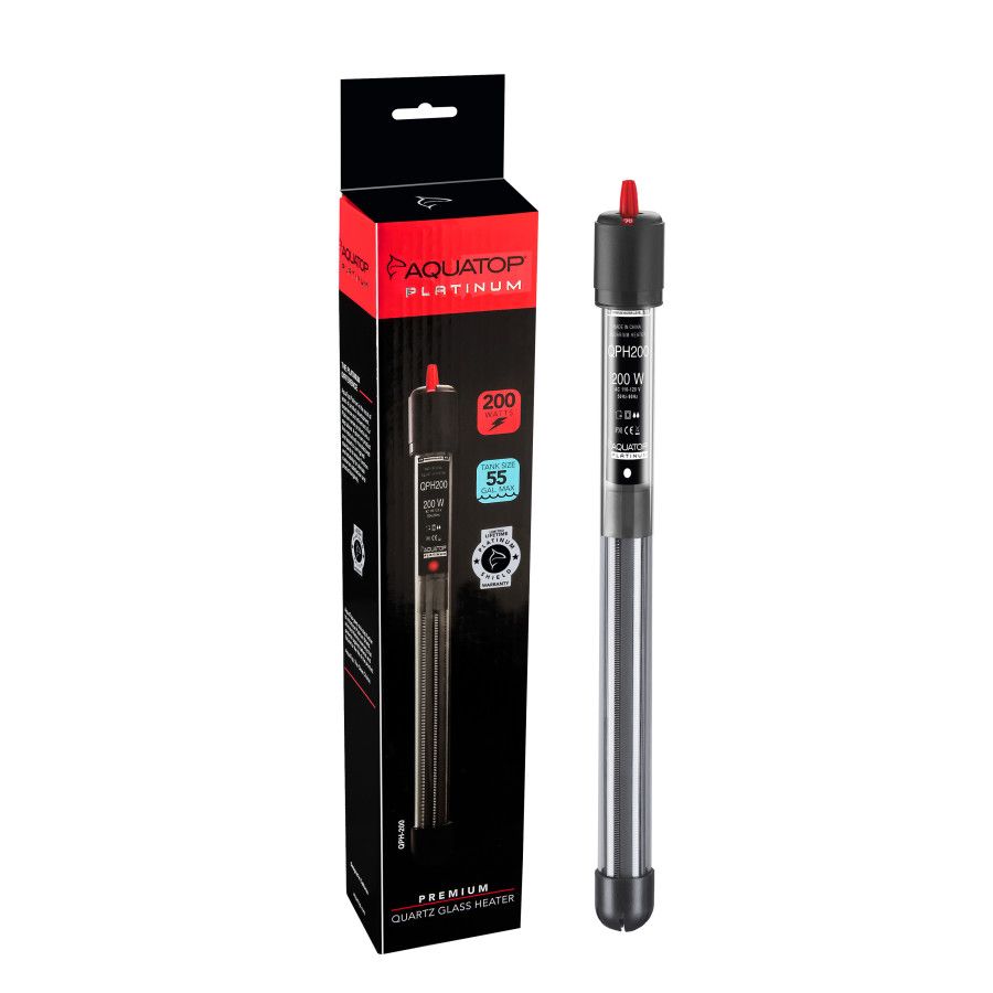 Aquatop Quarts Platinum Glass Heater 200w