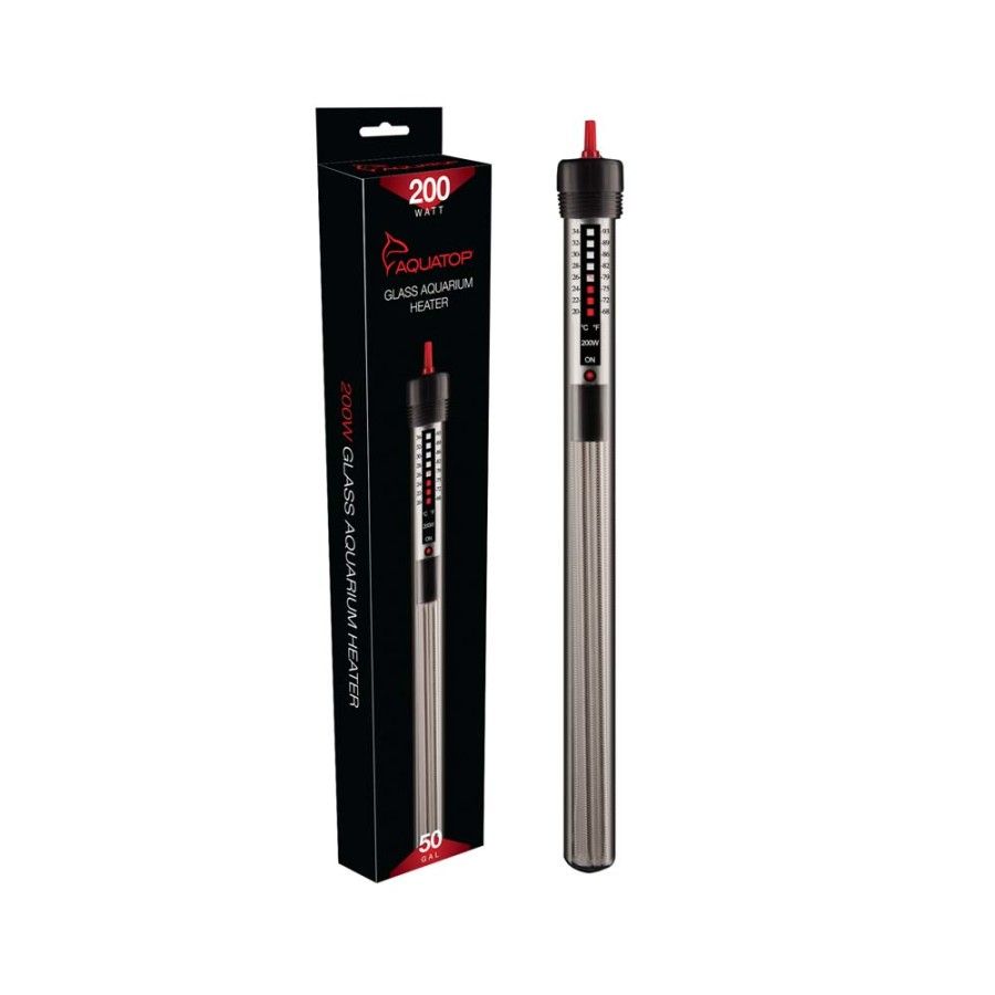 Aquatop Submersible Glass Aquarium Heater 200w