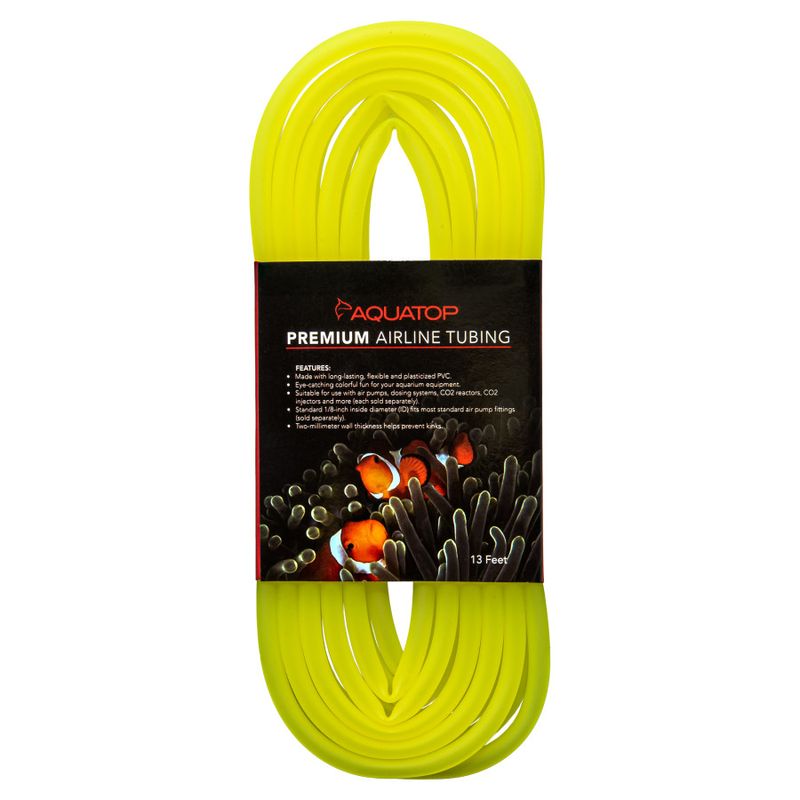 Aquatop Airline Tubing 13FT Yellow