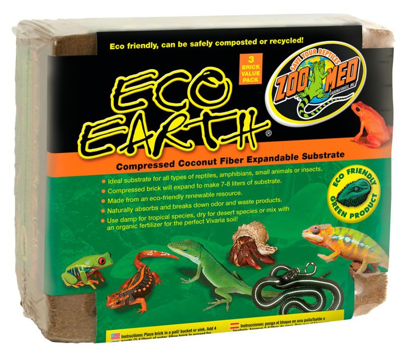 Zoo Med Eco Earth Bedding 3 Pk