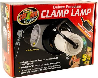 Zoo Med Deluxe Porcelain Clamp Lamp 5.5&quot;