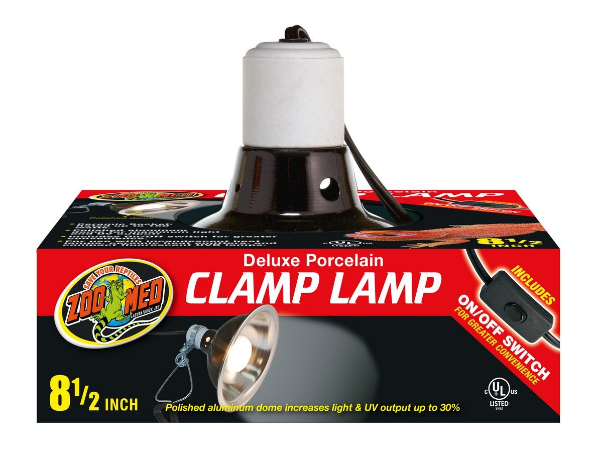 Zoo Med Deluxe Porcelain Clamp Lamp 8.5&quot;