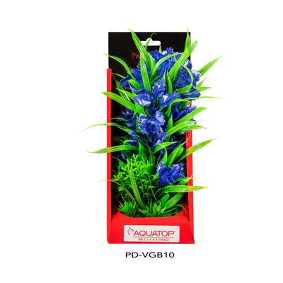 Aquatop Vibrant Garden Blue Plant 10&quot;