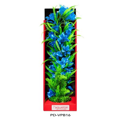 Aquatop Vibrant Passion Blue Plant 16&quot;