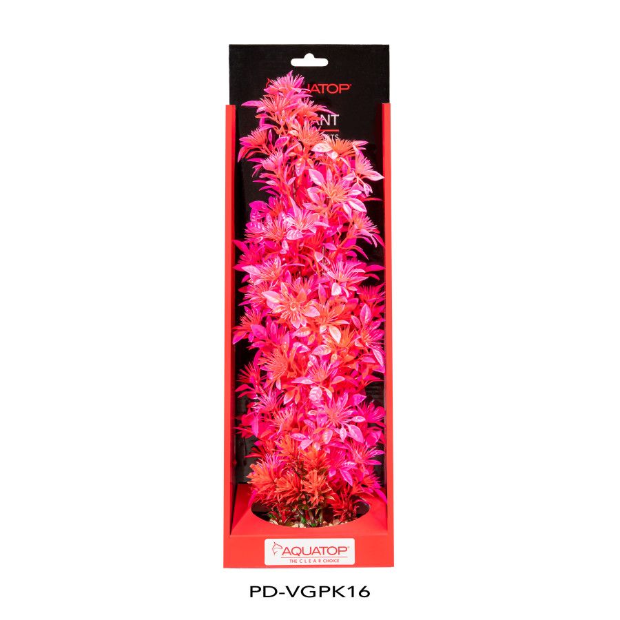 Aquatop Vibrant Garden Pink Plant 16&quot;