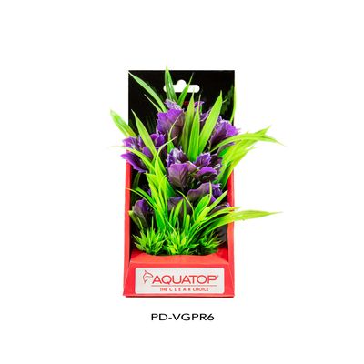 Aquatop Vibrant Garden Purple Plant 6&quot;