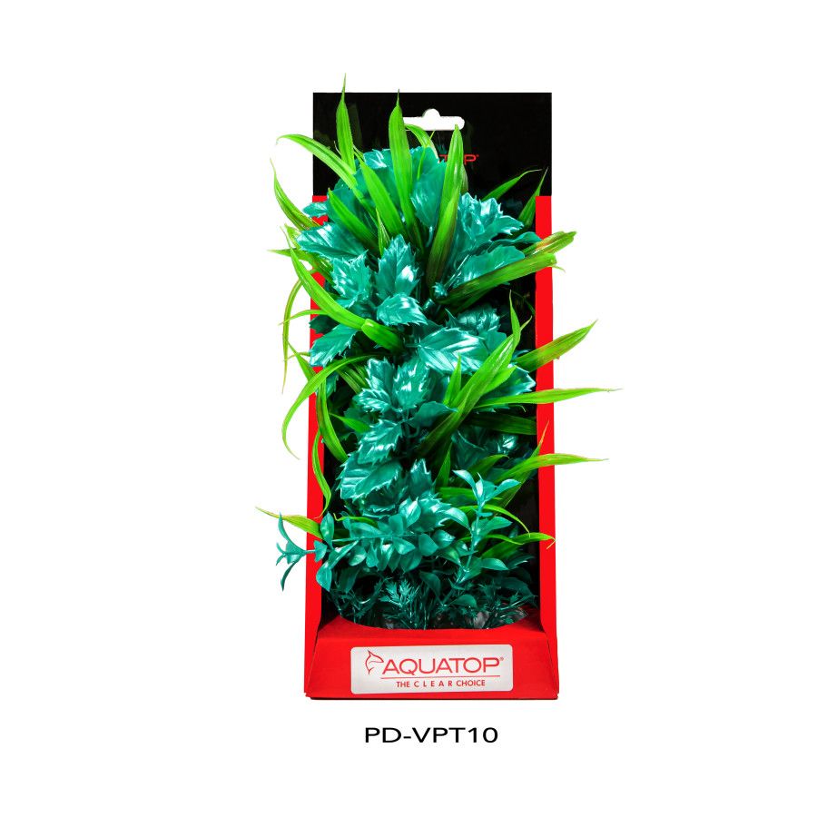 Aquatop Vibrant Passion Turquoise Plant 10&quot;