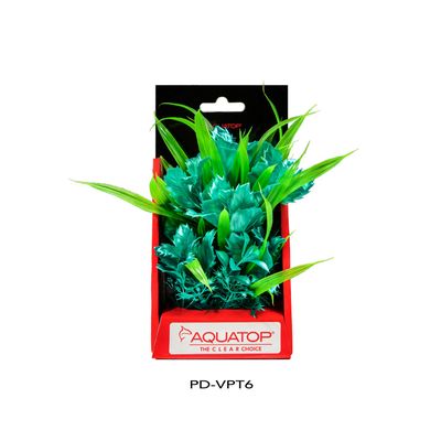 Aquatop Vibrant Passion Turquoise Plant 6&quot;