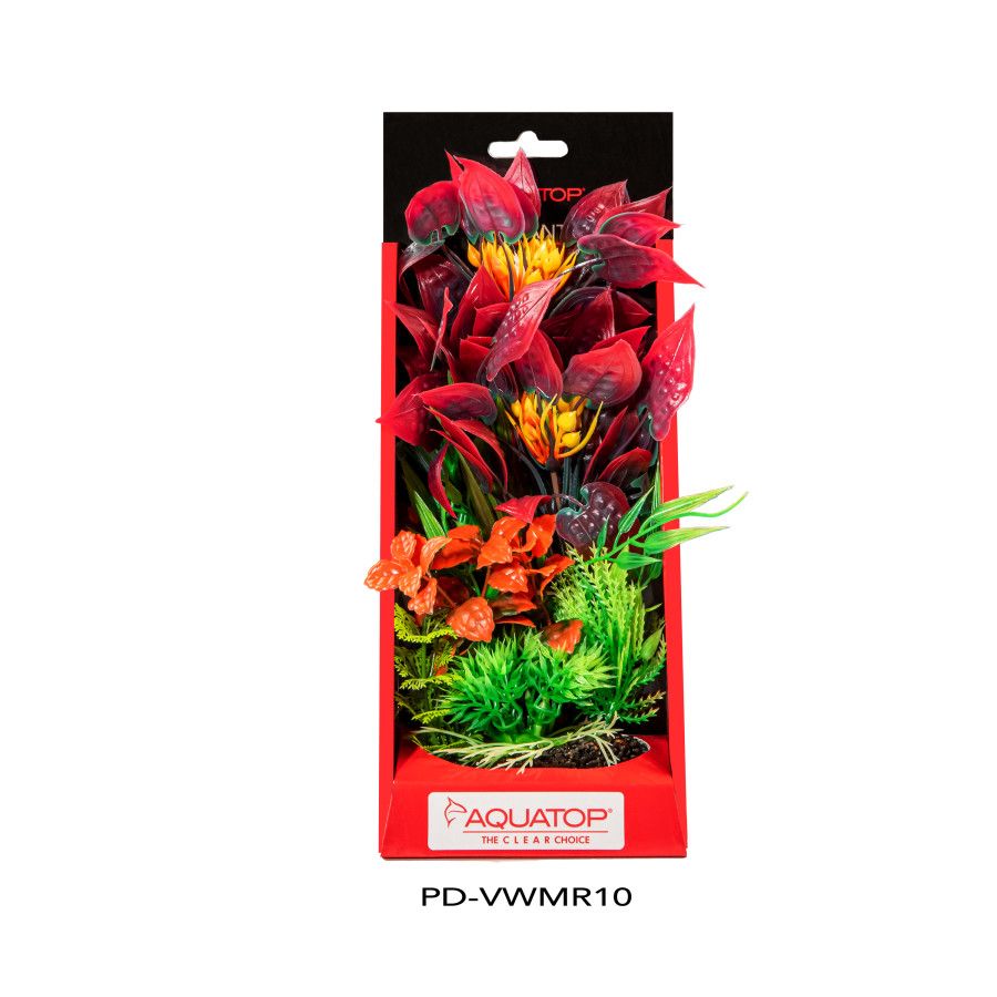 Aquatop Vibrant Wild Mixed Red Plant 10&quot;
