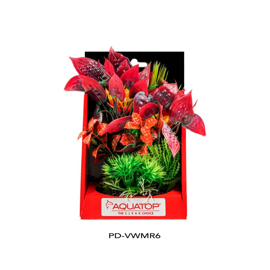 Aquatop Vibrant Wild Mixed Red Plant 6&quot;