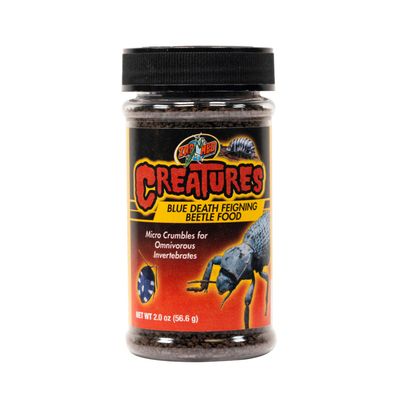 Zoo Med Creatures Blue Death Feigning Beetle Food 2 oz