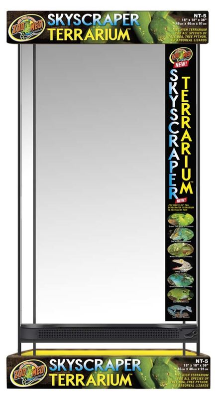 Zoo Med Cage Skyscraper Terrarium 18x18x36
