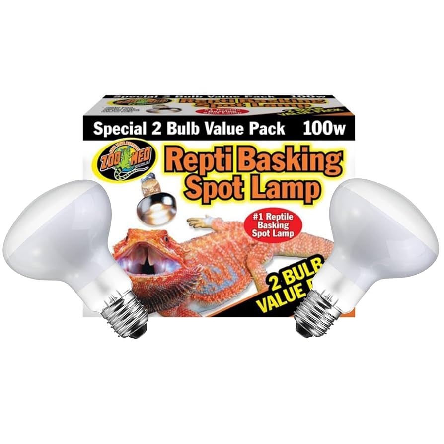 Zoo Med Basking Spot Lamp 100W, 2Pk