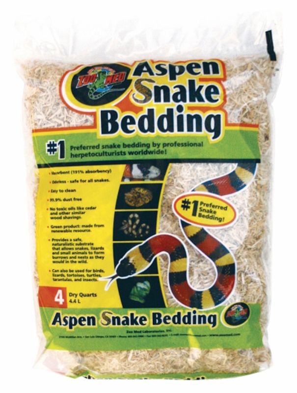 Zoo Med Aspen Snake Bedding 4 qt