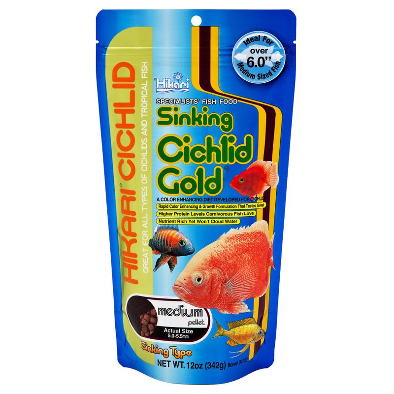 Hikari Sinking Cichlid Gold Medium 12oz