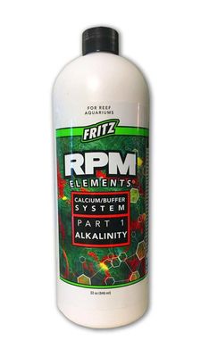 Fritz RPM Elements Calcium/Buffer System Part 1 Alkalinity Supplement 32 fl oz
