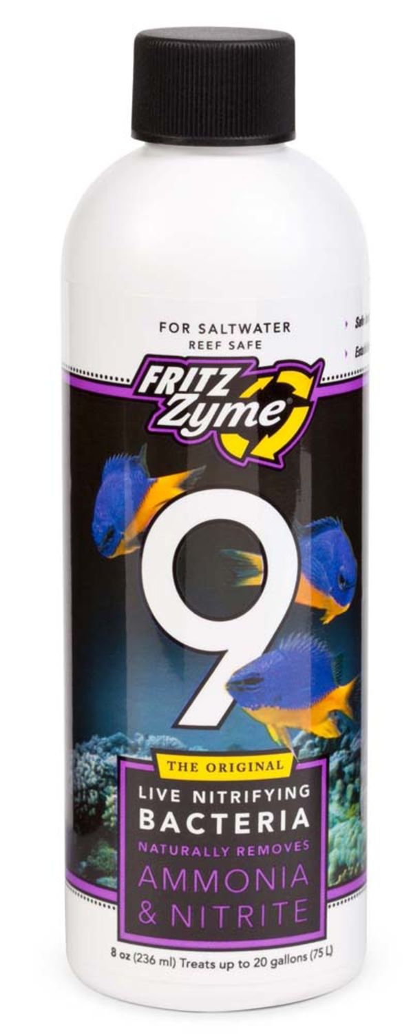 Fritz FritzZyme 9 Saltwater Live Nitrifying Bacteria 8 fl oz