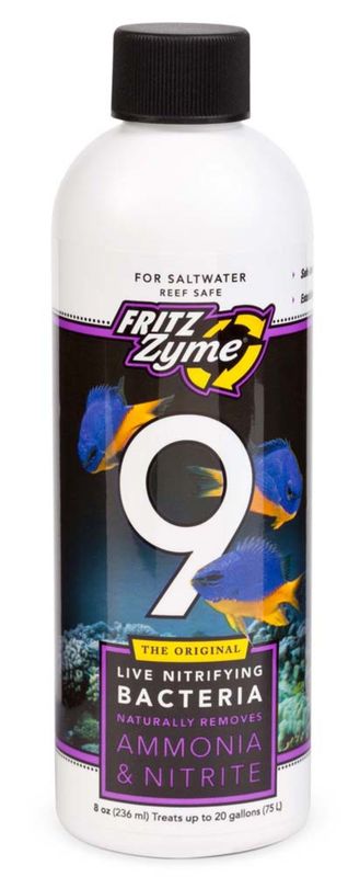 Fritz FritzZyme 9 Saltwater Live Nitrifying Bacteria 8 fl oz