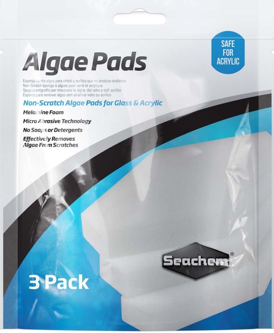 Seachem Algae Pads for Glass &amp; Acrylic Aquariums 3pk