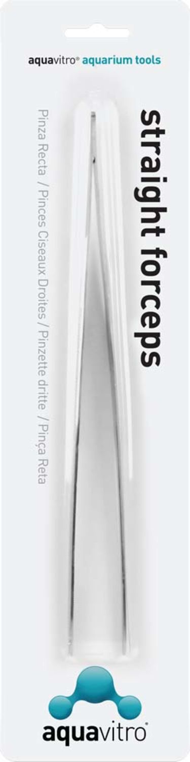 Seachem Aquavitro Stainless Steel Straight Forceps 10&quot;