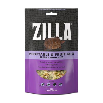 Zilla Reptile Munchies Veg &amp; Fruit Mix 4oz