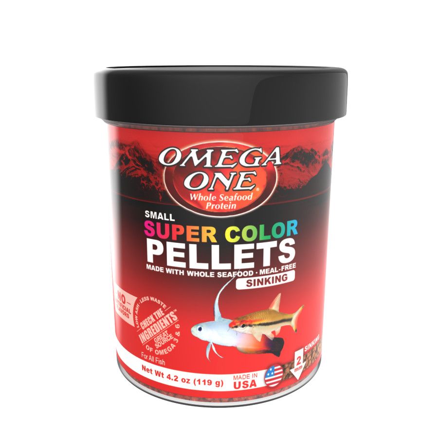 Omega One Super Color Sinking Pellet 4.2oz.