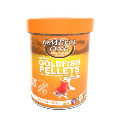 Omega One Medium Goldfish Pellets 4.2oz