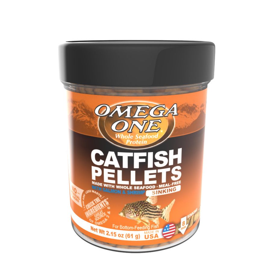 Omega One Catfish Sinking Pellet w/Shrimp 2.15 oz
