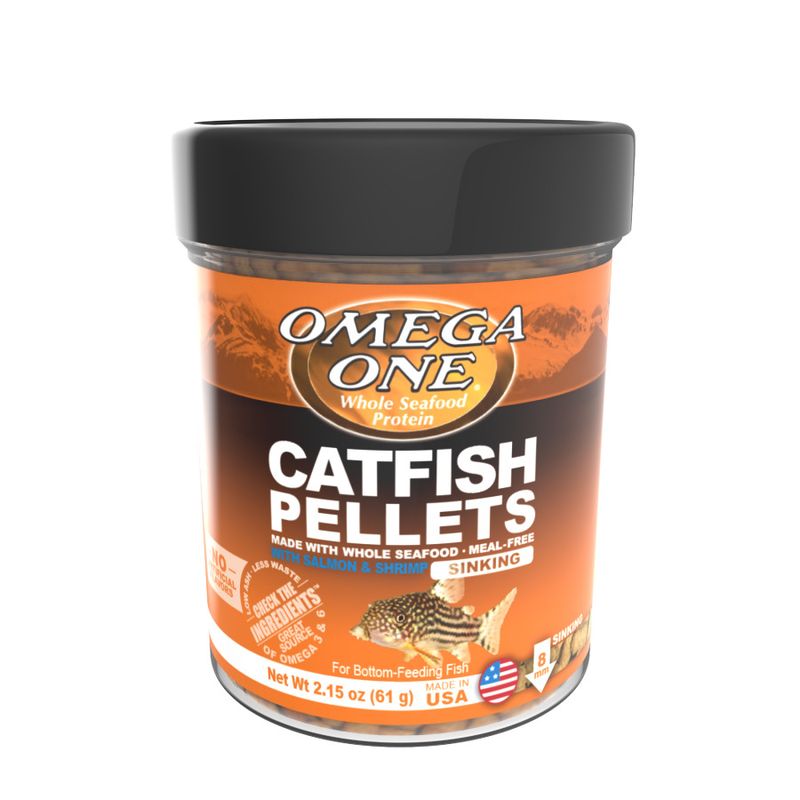 Omega One Catfish Sinking Pellet w/Shrimp 2.15 oz
